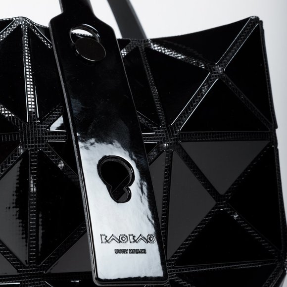 Issey Miyake Black Bao Bao Lucent Tote Bag - Picture 6 of 11